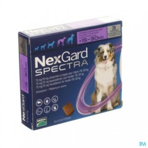 Nexgard Spectra hond 15 - 30 kg kg