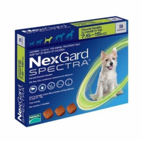 Nexgard Spectra hond 7,5 - 15 kg kg