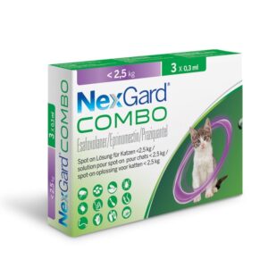Nexgard Combo kat 0,8 - 2,5 kg